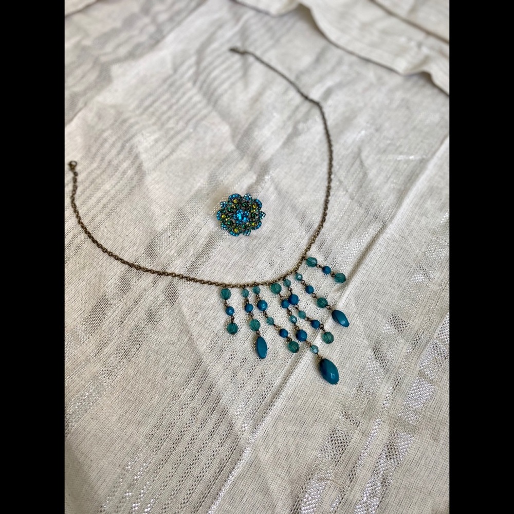 Boho necklace ***FREE RING with purchase!*** - Picture 3 of 4
